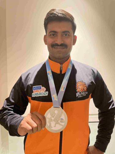 Puneri Paltan Official Masseur for season IX Madhusudhan Gowda